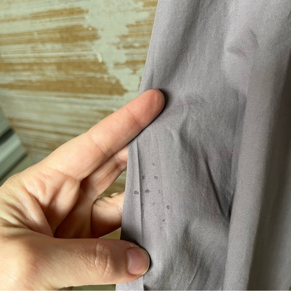 OSKA Oversized Cotton Blouse Purple Laggen Look Minimalist Prairie Womens M - Picture 2 of 7